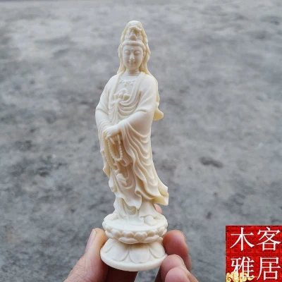 

Изысканная Статуя из фруктов Lvory Avalokitesvara, креативное украшение для дома