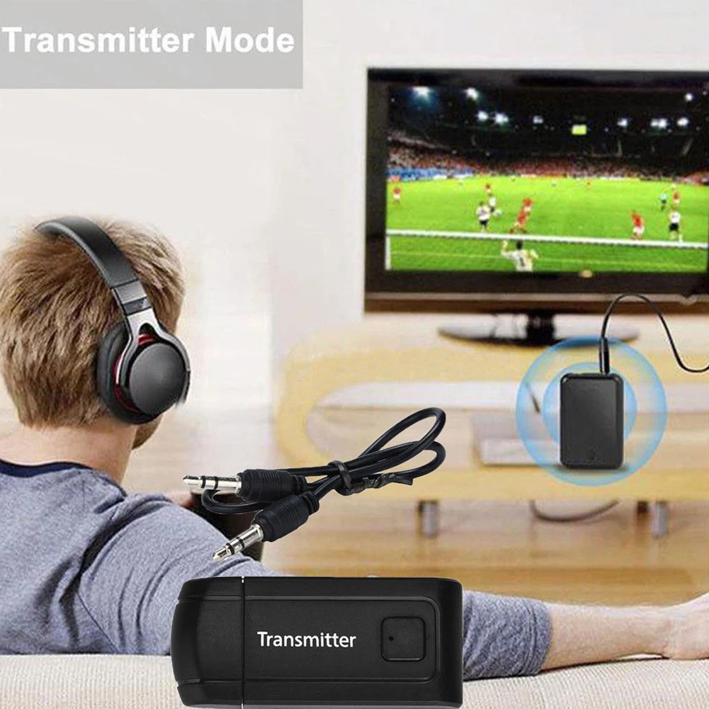 4 2 наушники для ТВ ПК компьютер аудио приемник динамик Bluetooth передатчик