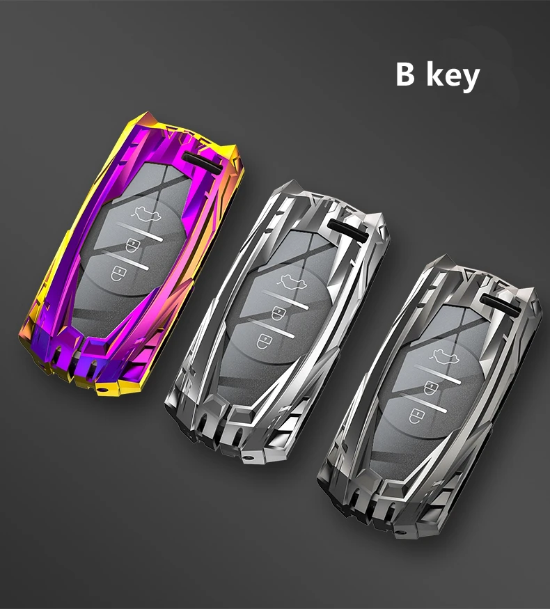 Copertura portachiavi per auto in lega di zinco per Chery Tiggo 8 3x 5x Gx EQ7 Arrizo Exeed 65R 32R Tiggo 7 Pro 5 2020 custodia per telecomando Shell - H21c7004dcce8418483b2f66a15c0fceeN