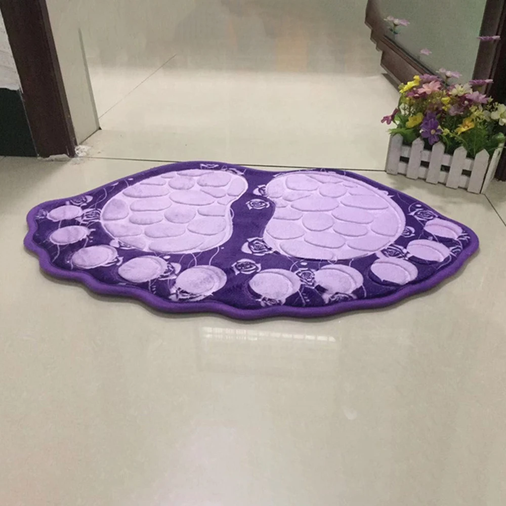 40*60CM Big Feet Bath Toilet Mat Bathroom RugsArea Rugs Carpet Doormat Floor Absorbent Mats Foot Pad Rug Support Wholesale | Дом и сад