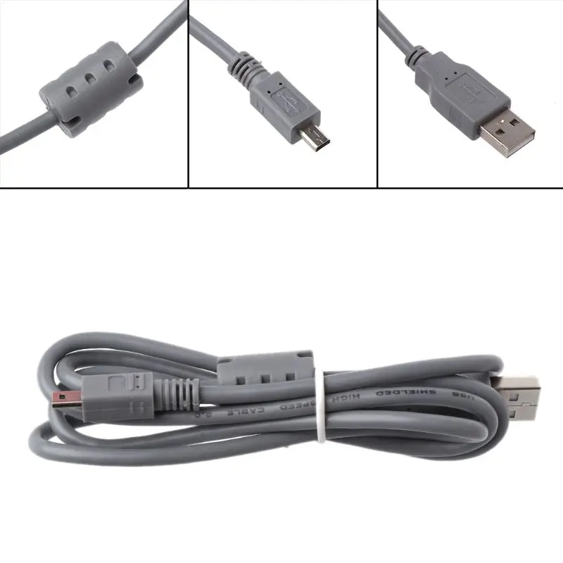 1 м USB для камер Мгновенной Печати Mini 8 штифтов коннектор USB зарядный кабель шнур для Nikon Canon SONY цифровой Камера 37MC