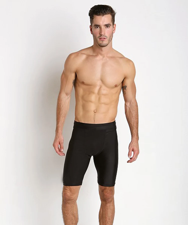 Мужские облегающие плавки с пятью точками, мужские спортивные Леггинсы для баскетбола и бега, эластичные тренировочные штаны для спортзала