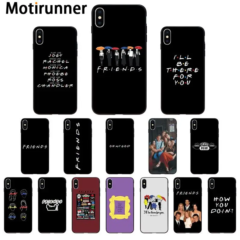 Motirunner TV Friends Центральный парк ТПУ Мягкий силиконовый чехол для телефона iPhone 11 pro XS