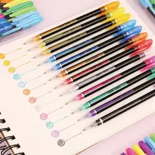 12/24/36/48 флюоресцентные цвета воды пастельных Металл малыш художественная ручка приветствие маркера для студенческих журналов в стиле граффити книги F2P8