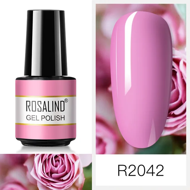 ROSALIND Nail Art 7ML Gel Polish 80 Color For Manicure Design UV Nail Polish Gel Lacquer Soak Off Semi Permanent Gel Nail Polish RAR2042