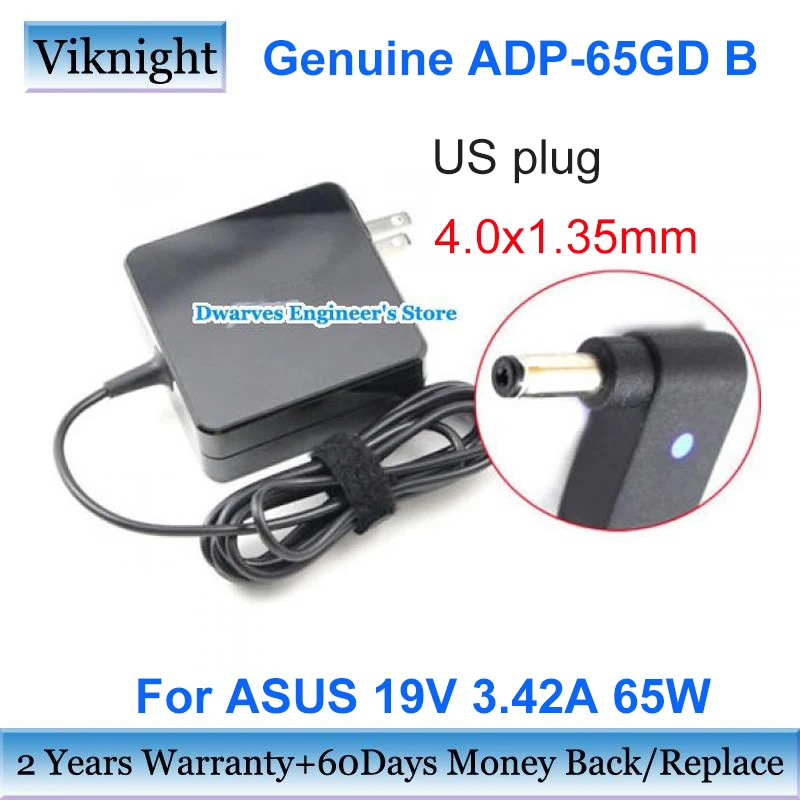 Оригинальный ADP-65GD B 19V 3.42A адаптер переменного тока зарядное устройство для ASUS X553M