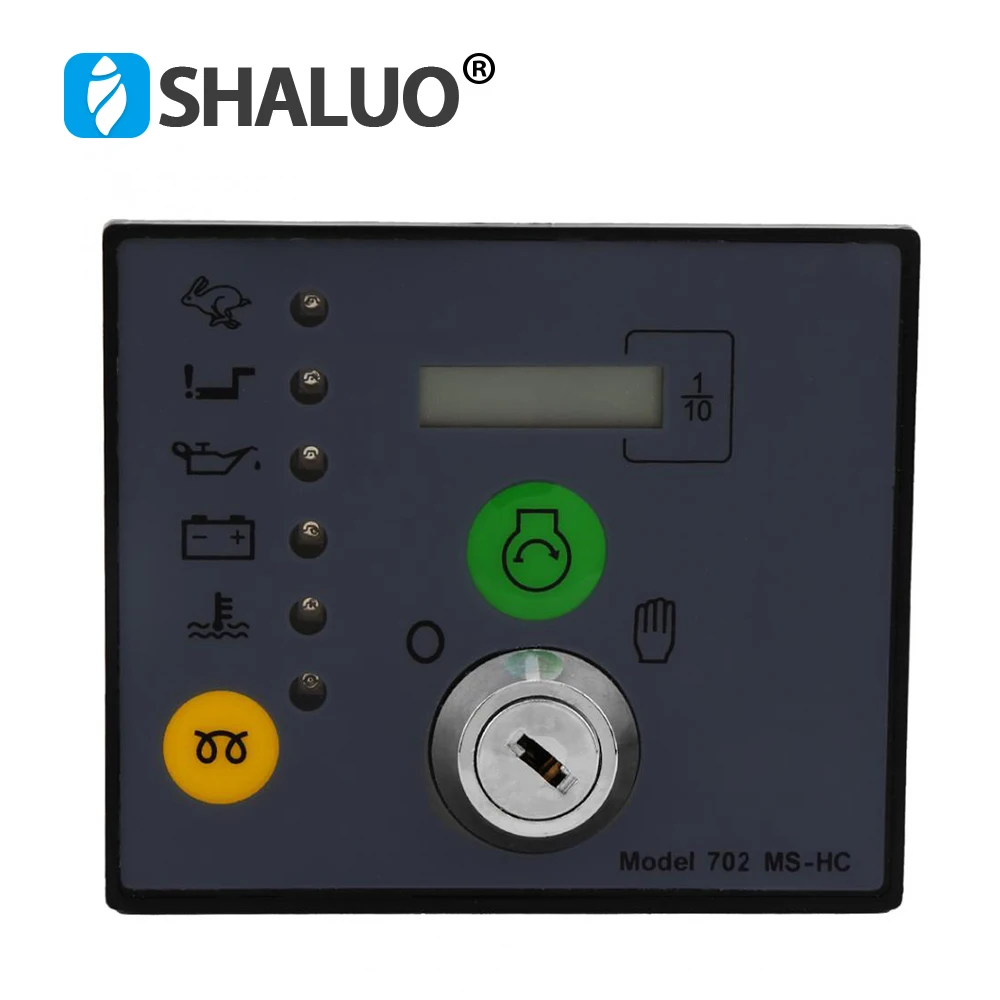 Gerador de Partida Manual Unidade Controlador Início Chave Pannel Módulo Genset Peças Diesel Alternador Placa Eletrônico Ms702