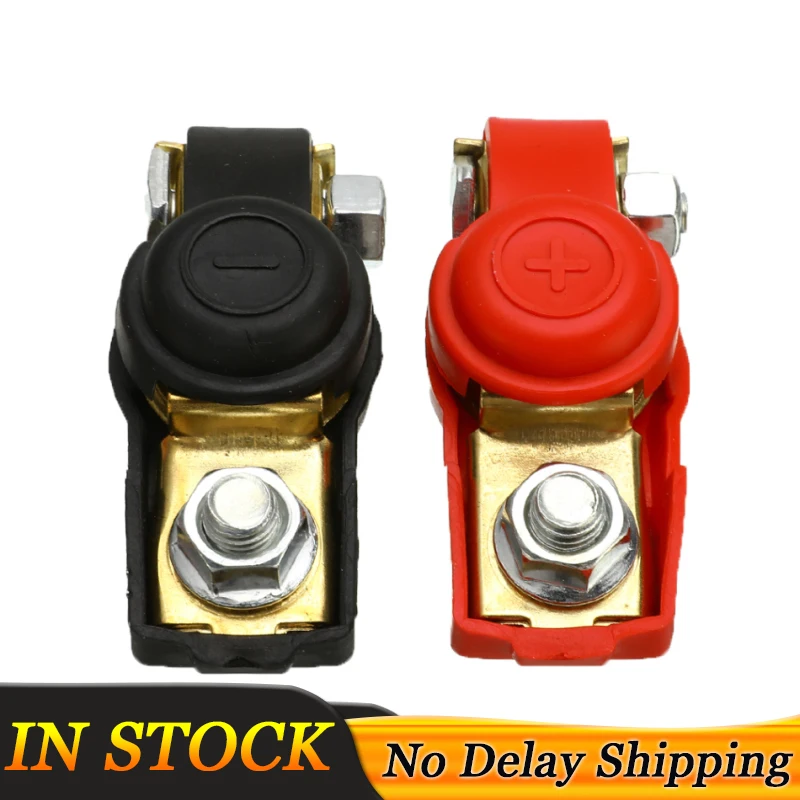 1 Pair 12V Quick Release Battery Terminals Clamps Auto Car Vehicle Caravan New