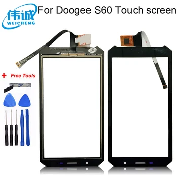 

WEICHENG For Doogee S60 Touch Panel Sensor Glass Lens for Doogee S60 Phone Spare Parts Touch Screen Digitizer