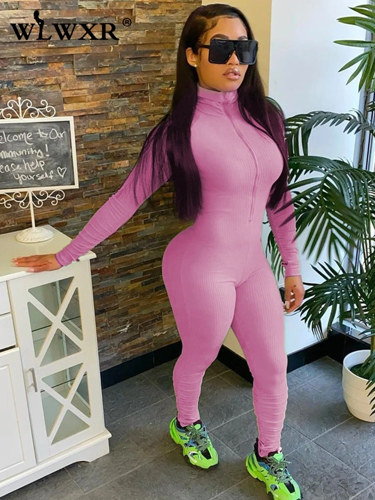pink bodycon jumpsuit
