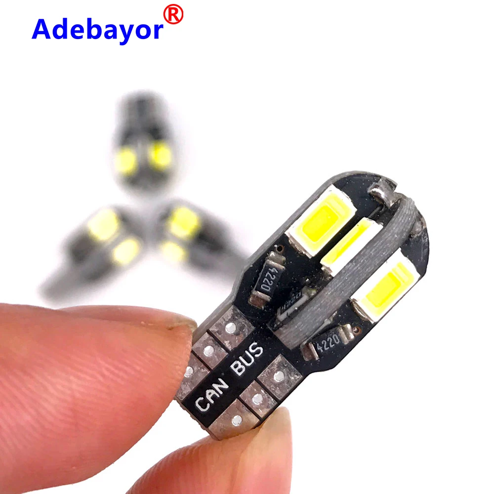 Ampoule led T10 W5W RING - (6SMD-5630-CANBUS XXL) - Anti Erreur ODB