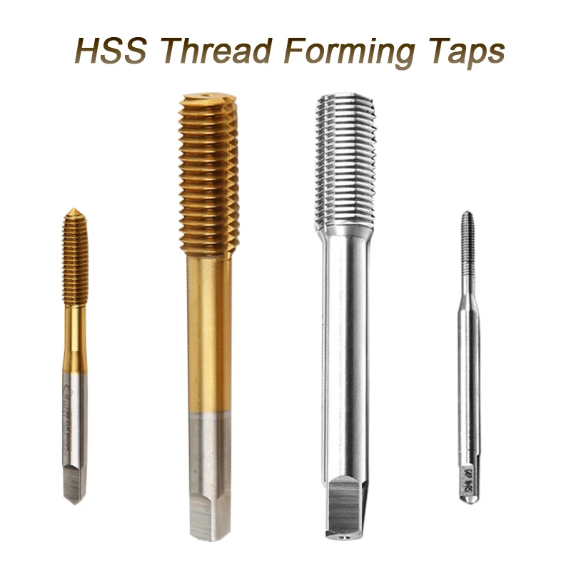 Forming Machine Screw Taps Metric Fine Thread Extruding HSS Cobalt