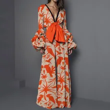 Floral Print V Neck Sexy Jumpsuit Women Romper Elegant Wide Leg Pants Fall Long Sleeve Jumpsuits Fashion Vintage Ladies Overalls Floral Print V Neck Sexy Jumpsuit Women Romper Elegant Wide Leg Pants Fall Long Sleeve Jumpsuits Fashion Vintage Ladies Overalls