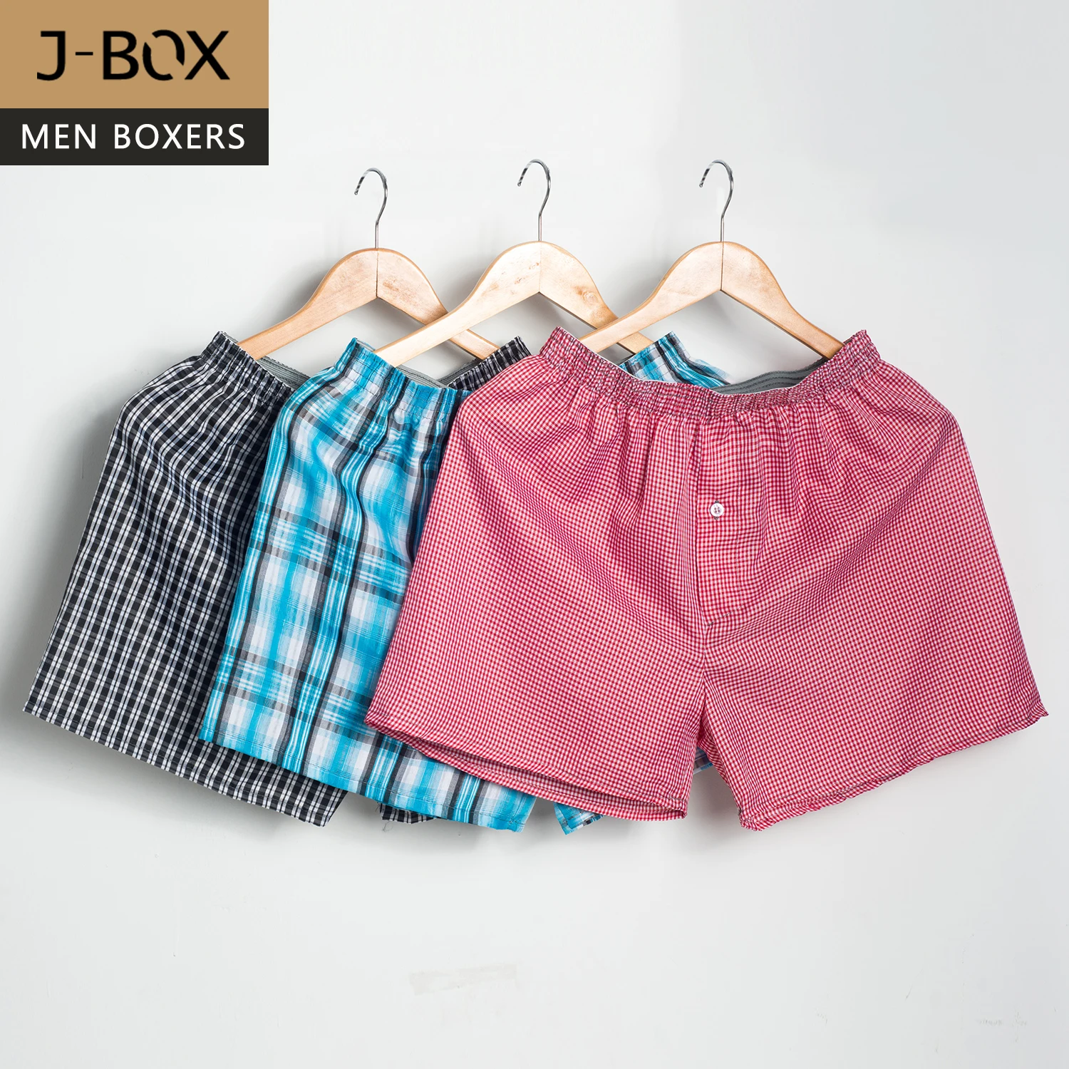 J-BOX, 1-3 шт./лот, мужское нижнее белье, полиэстер, мужские сексуальные боксеры, шорты со стрелками, штаны размера плюс, классические трусы-боксеры Cueca