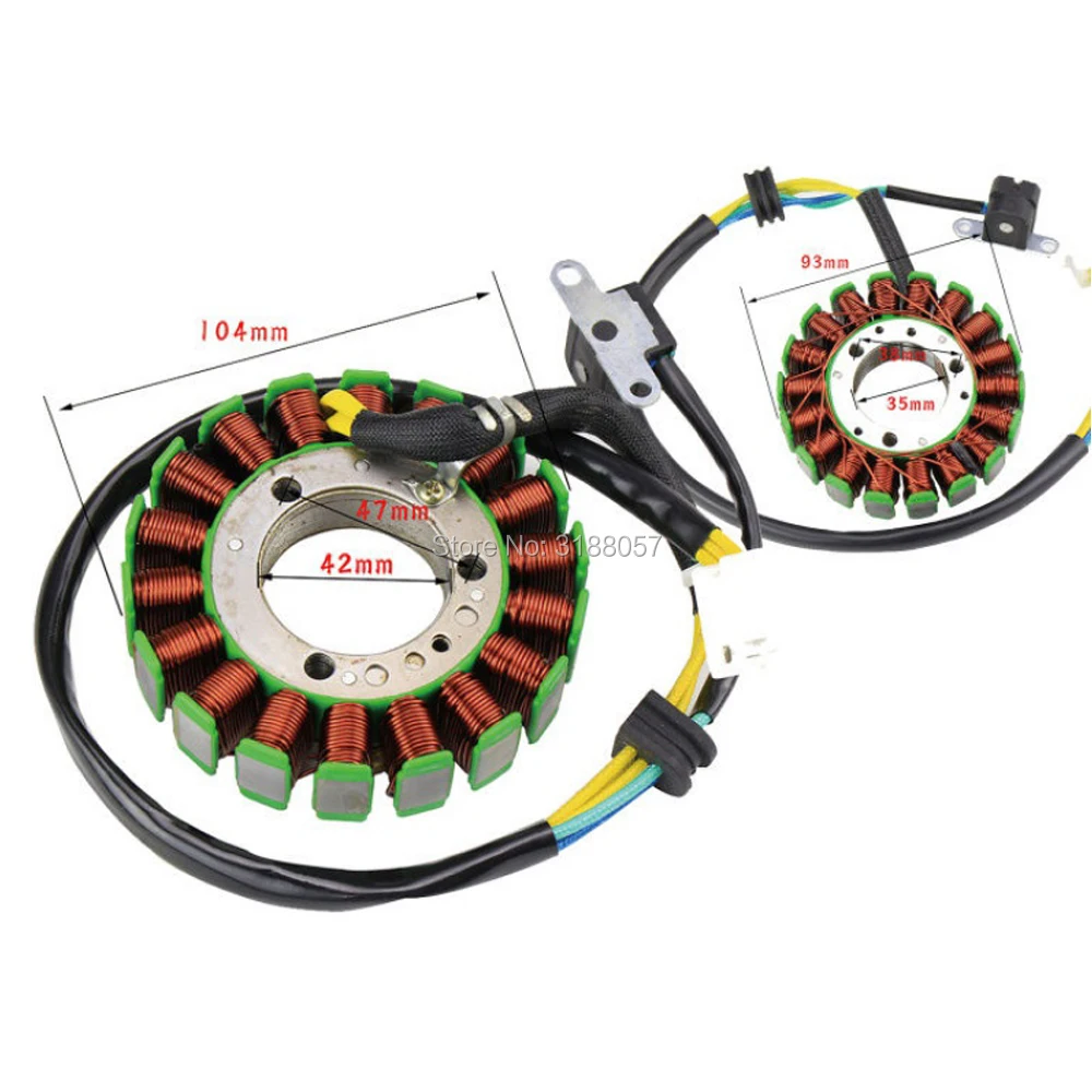 18-Coil 5-Wire Magneto Stator for Manco Talon Linhai LH260 260cc 300cc ATV UTV