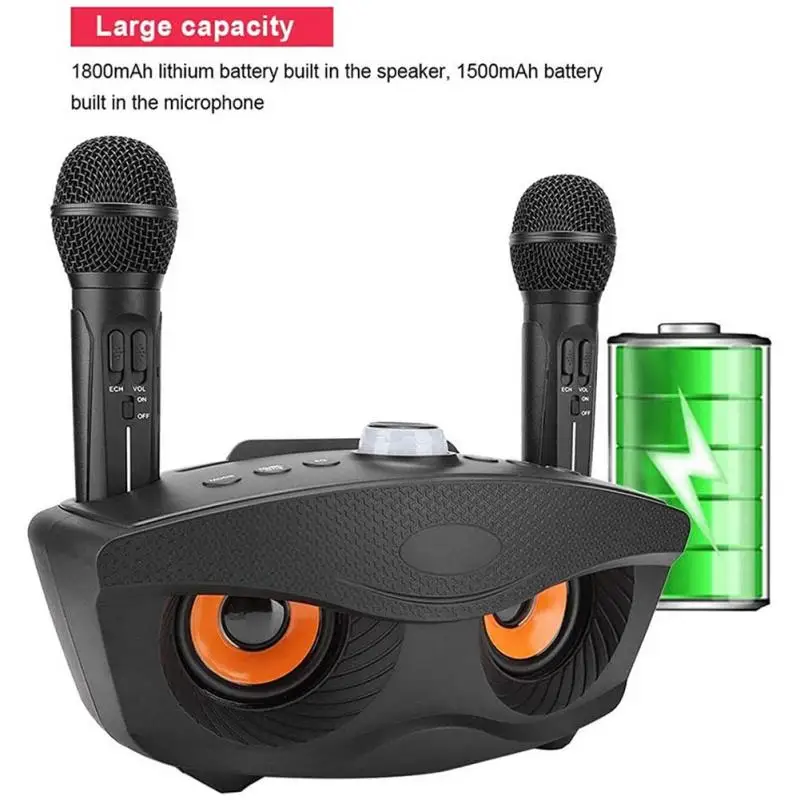 Bluetooth-Колонка SD306 с 2 беспроводными микрофонами | Электроника