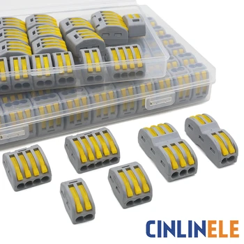 

30&50 Pieces Mini Fast Universal Compact Wire Wiring Car Connector&Set Conductor Terminal Block Solar Energy Easy Quick