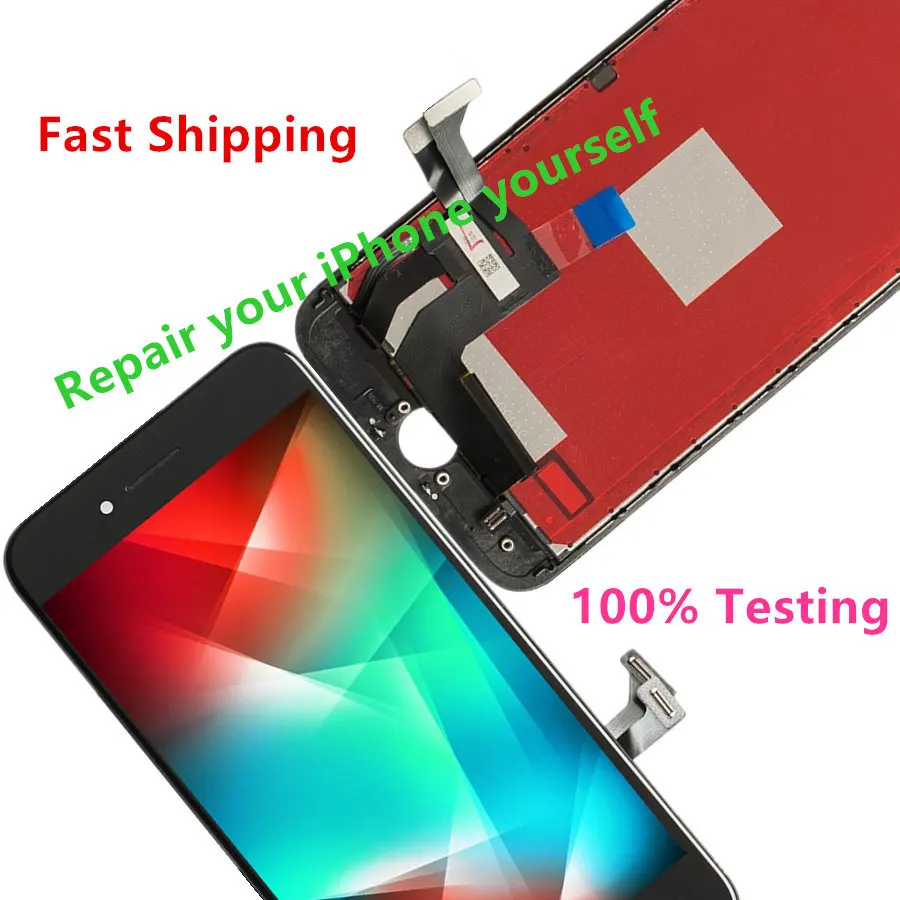 

5PCS/Lots Replacement Screen For iPhone 8 LCD Display Digitizer Touch Screen Assembly With Frame Good 3D Good Color ,Black White