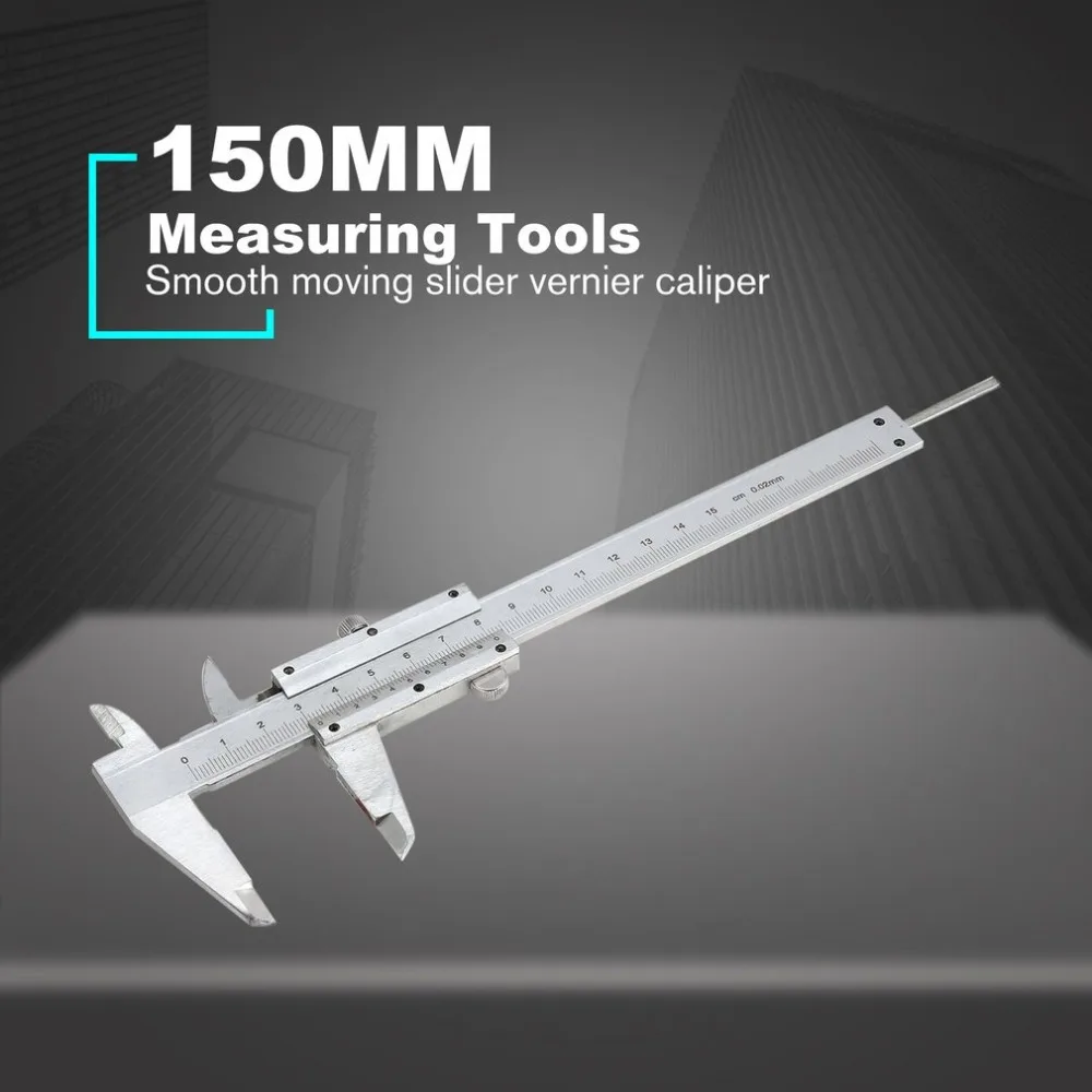 150 мм мини-измерительный прибор из нержавеющей стали раздвижной штангенциркуль линейка 6 дюймов микрометр измерительные инструменты