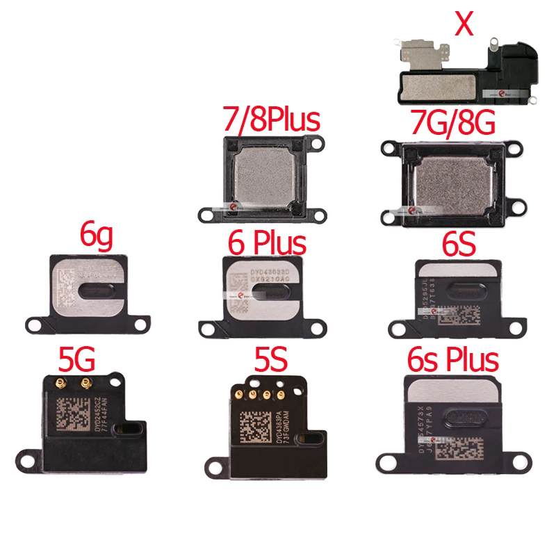 Динамик для iPhone 5, 5S, 5c, SE, 6, 6 S, 7 Plus, X, XR, XS, ушной динамик, ушной динамик, запасные части для сотового телефона