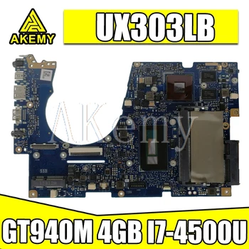 شراءUX303LB اللوحة الأم للكمبيوتر المحمول For Asus UX303LB UX303LNB UX303LN UX303L اختبار اللوحة الرئيسية الأصلية 4G RAM I7-4500U GT940M اختبار 100% Ok