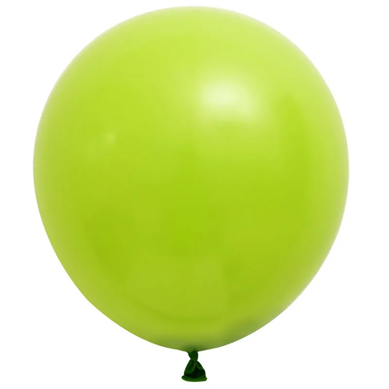 100 шт Свадебные украшения Воздушные шары на день рождения 10 дюймов матовые латексные шары утолщение жемчужные гелиевые детские игрушки Воздушные шары - Цвет: Fruit green