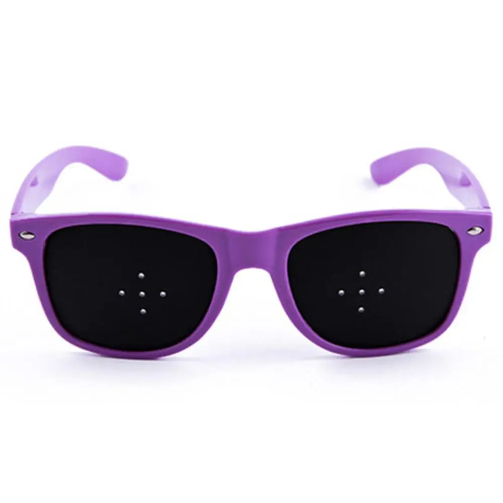 1pcs Anti-Myopia PinHole Glasses,Vision Correction SunGlasses Anti-Fatigue Therapy Care Eyesight Improver Pin Small Hole Glasses 