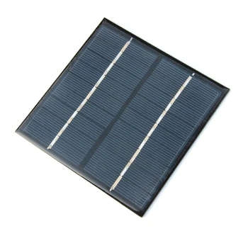 

1 Pcs 2W 9V Solar Panel Portable Solar Cell Module Polycrystalline Silicon DIY Battery Charger For Battery Cell Charger Toy