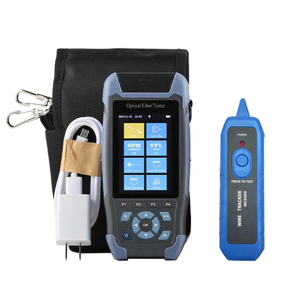 NK3200D Optical Fiber Tester with Wire T-racker Receiver Mini OTDR Reflectometer Obstacle Finder | Инструменты