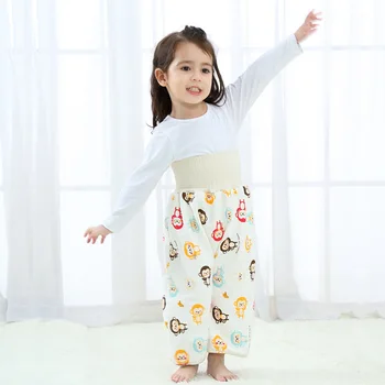 

Baby cotton diaper skirt for preventing leakage of urine Learning pants that can be washed Skirt to prevent baby bed wetting