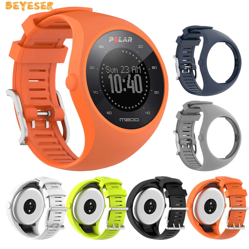 

Sport Silicone Wristband Strap For Polar M200 GPS Smartwatch Bands Replacement Watchband Bracelet Running Watch Belt Accessories