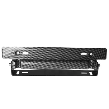 

2020 New Universal Racing Carbon Fiber Adjustable Number Car License Plate Frame Holder