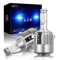 Aileo 2x canbus livre de erros led h7 faróis baixo feixe csp chips para vw golf 6 golf 7 passat touran tiguan T ROC 72w 8000lm 6000k