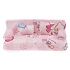 1Set = 3pcs Dollhouse Small Floral Fabric Sofa Set Furniture With 2 Pillow Doll Accessories 20cm * 7.5cm * 9cm 5
