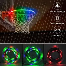

Basketball Hoop Light Strip Outdoor Waterproof Sensor-Activated Led Solar Strip Light Ideal for Playing Training Party Games