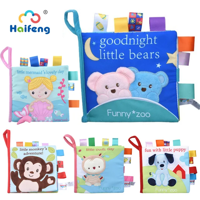 $US $5.46  Baby Toys Mobile To Bed Cloth Book Animal Early Learning Educational Intelligence Development Soft 