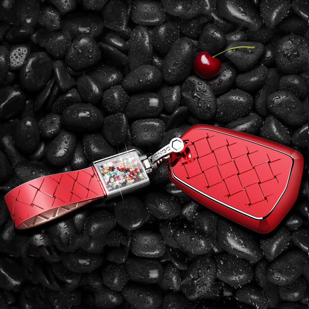 Автомобильная сумка-Футляр для ключей для Cadillac Escalade ESV XTS ats, CTS SRX CT6 ATS-L Smart 5/6 Кнопка дистанционный Брелок протектор авто аксессуар