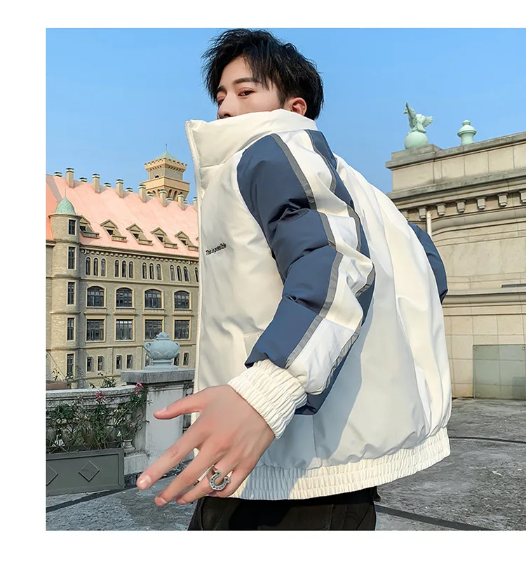 Winter New Style MEN'S Cotton-quilted Coat Casual Thick Coat Men's Korean-style down Cotton Warm Cotton-padded Clothes Fash