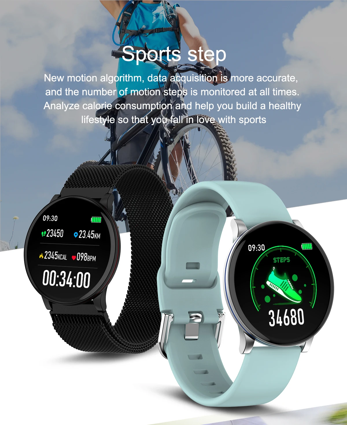 LEMFO W9 умные часы мужские водонепроницаемые IP67 мониторинг кровяного давления Полный Круглый сенсорный экран мульти спортивные режимы для Apple Android