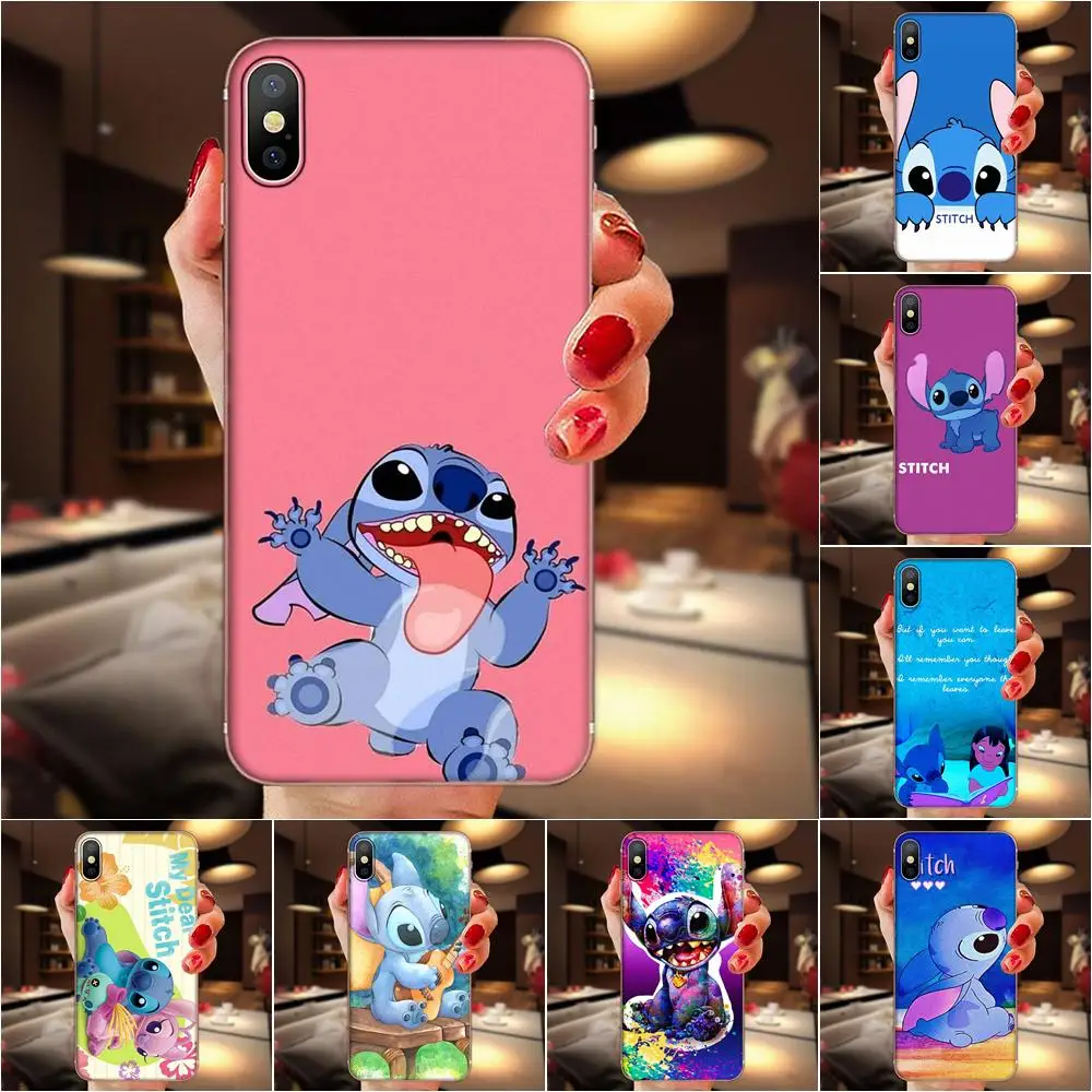 Милый из мультфильма Лило Стич с принтом в виде персонажей для huawei Nova 2 V20 Y3II Y5 Y5II Y6