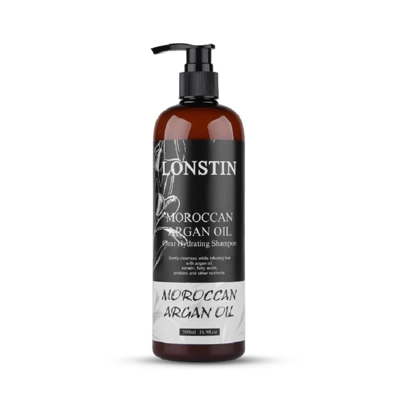 Argan Oil Professional Hair Care Products 500ML Lonstin Shampoo Moroccan Organics For Natural Hair Argan Oil Professional Hair Care Products 500ML Lonstin Shampoo Moroccan Organics For Natural Hair