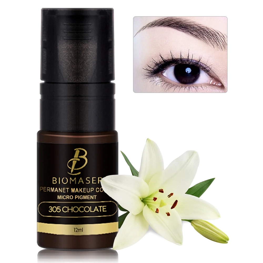Biomaser Professional Permanent Makeup Pigment Tattoo Ink Microblading Pigment LastingLong Eyebrow/eyeliner/lip pigmento