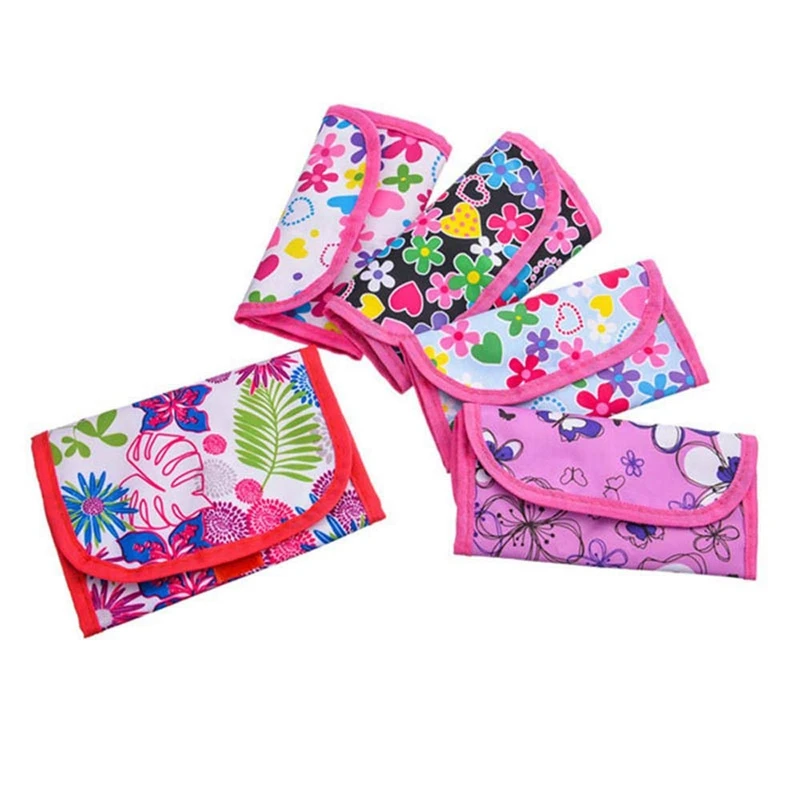 

Knitting Needles Bag 5 Pcs Portable Crochet Hook Bag Knitting Holders Sewing Accessories Hand Craft Knitting Tools