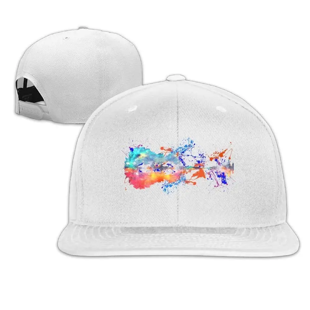 Природная гитара Акварельная унисекс Регулируемая защелкивающаяся задняя бейсболка s