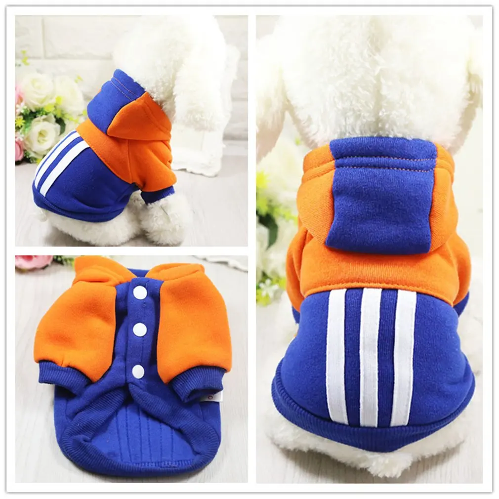 Классический модный свитер товары для животных dogOrange Deep BlueXS