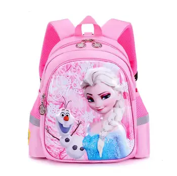 

New Elsa School Bags For Boys Girls Waterproof Backpacks Child Book bag Kids Shoulder Bag Satchel Knapsack