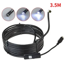  1/1.5/2/3.5/5cm Endoscope Camera HD Flexible IP67 Waterproof  Mini USB Endoscope 6LED Cable Inspection Borescope Specialty Tools 