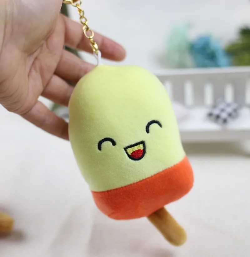 Веселая обезьянка Kawaii плюшевая игрушка-брелок для ключей Новая мягкая Милая мультяшная кукла Декор Игрушка для ключей сумка автомобиль подарок на день рождения для детей Девушки Женщины