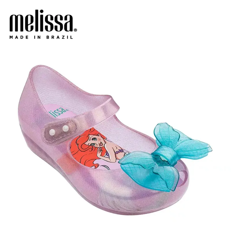 Melissa Mini женские сандалии прозрачная обувь русалки детские дышащие Нескользящие