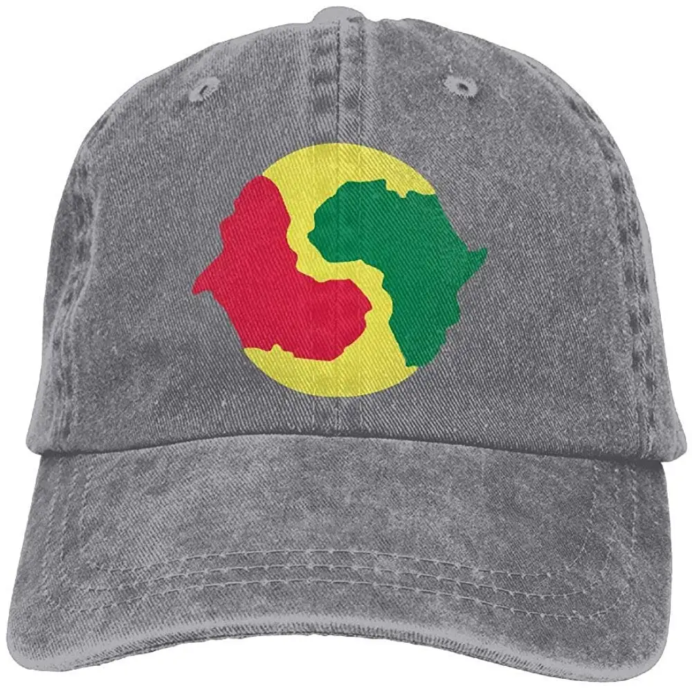 Инь Ян африканская унисекс джинсовая пиковая кепка регулируемая бейсболка